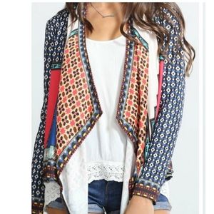 Flying Tomato | Tribal Pattern Cardigan